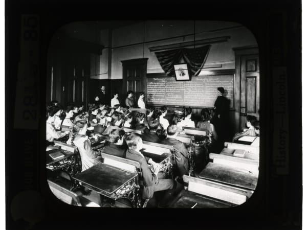Educational Museum Lantern Slides: History- Lincoln School