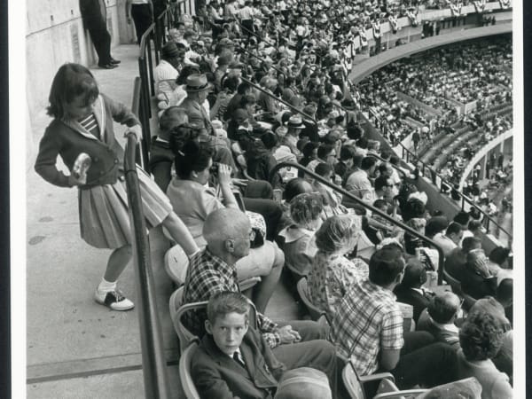 Spectators at Busch Stadium During an Grand Opening Event for the Stadium