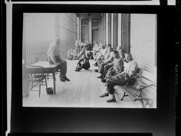 Interior View - Poor House - Chronic Hospital at Arsenal and Sublette Streets