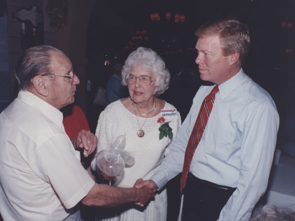 Richard and Loreen Inside Bevo Mill, 1990