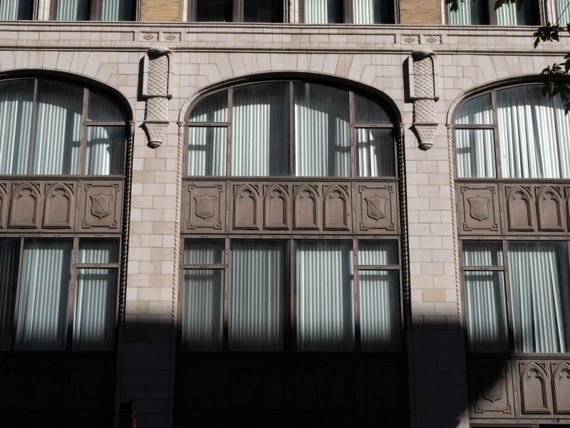 Fashion Square Building, 1307 Washington Avenue, St. Louis, photographed October 2026