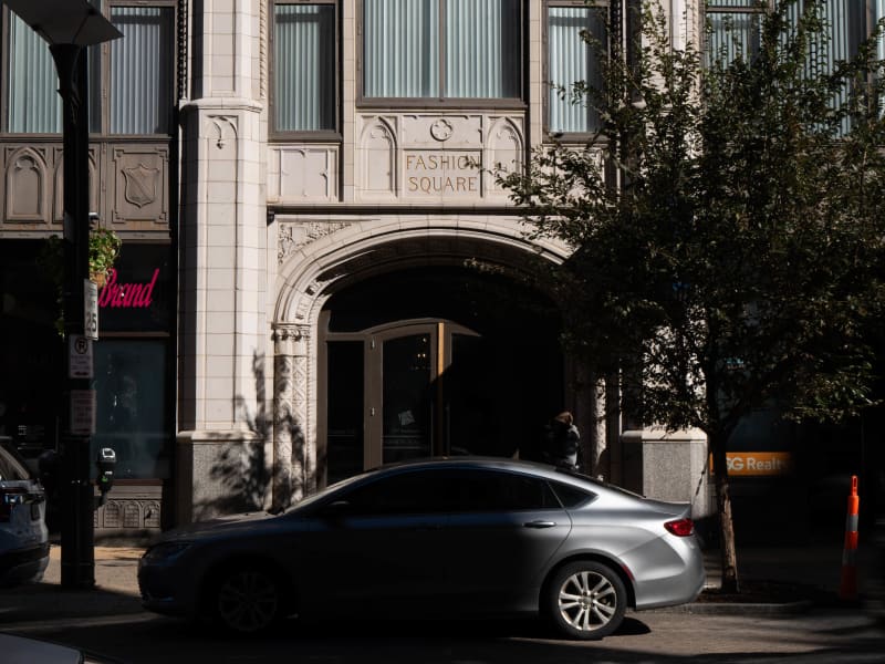 Fashion Square Building, 1307 Washington Avenue, St. Louis, photographed October 2026