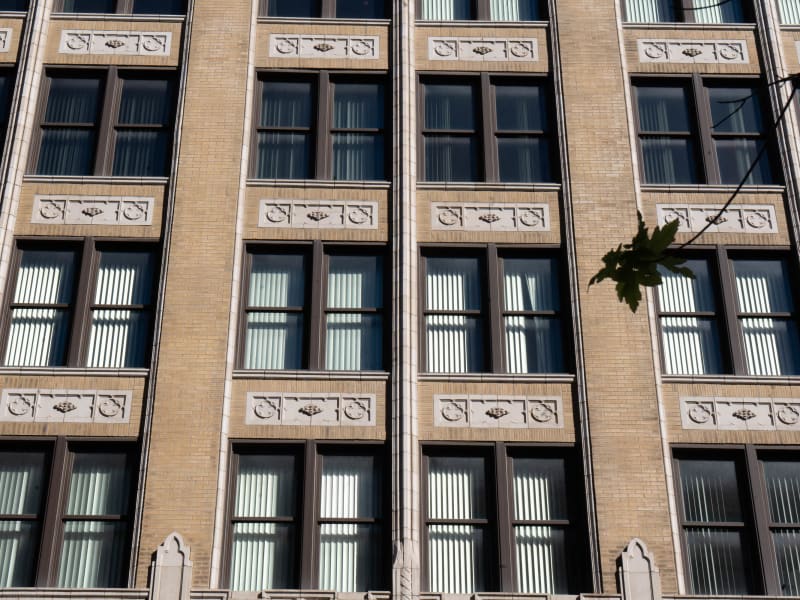 Fashion Square Building, 1307 Washington Avenue, St. Louis, photographed October 2026