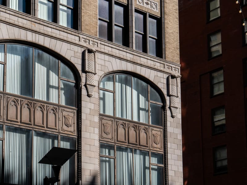 Fashion Square Building, 1307 Washington Avenue, St. Louis, photographed October 2026