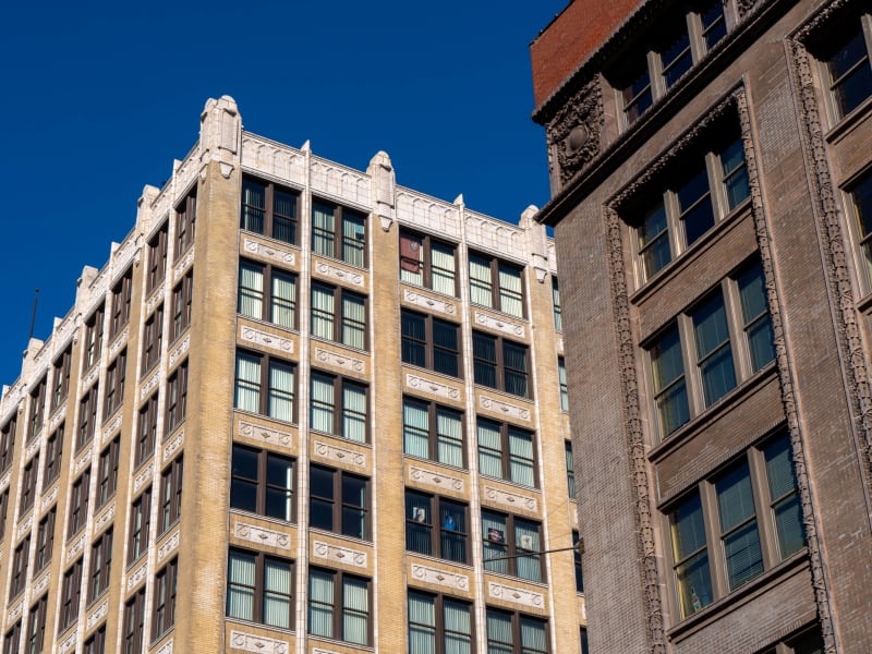 Fashion Square Building, 1307 Washington Avenue, St. Louis, photographed October 2026