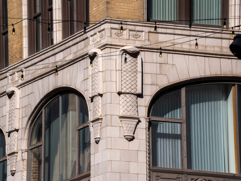 Fashion Square Building, 1307 Washington Avenue, St. Louis, photographed October 2026