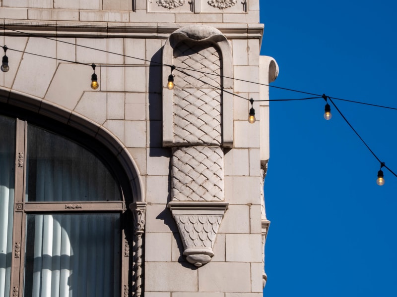 Fashion Square Building, 1307 Washington Avenue, St. Louis, photographed October 2026