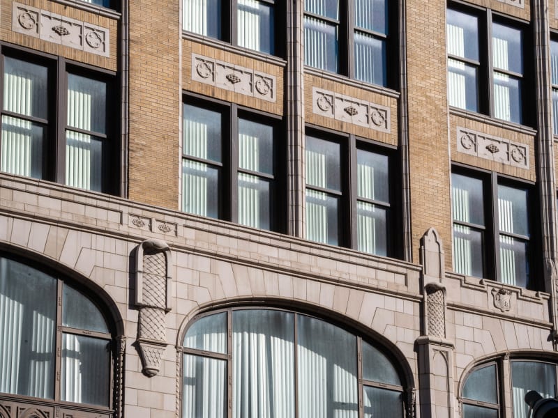 Fashion Square Building, 1307 Washington Avenue, St. Louis, photographed October 2026