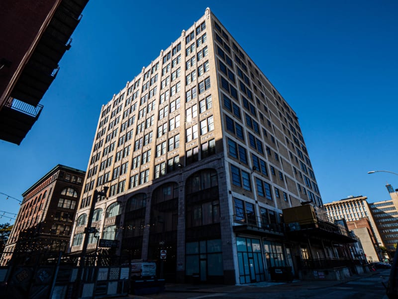 Fashion Square Building, 1307 Washington Avenue, St. Louis, photographed October 2026