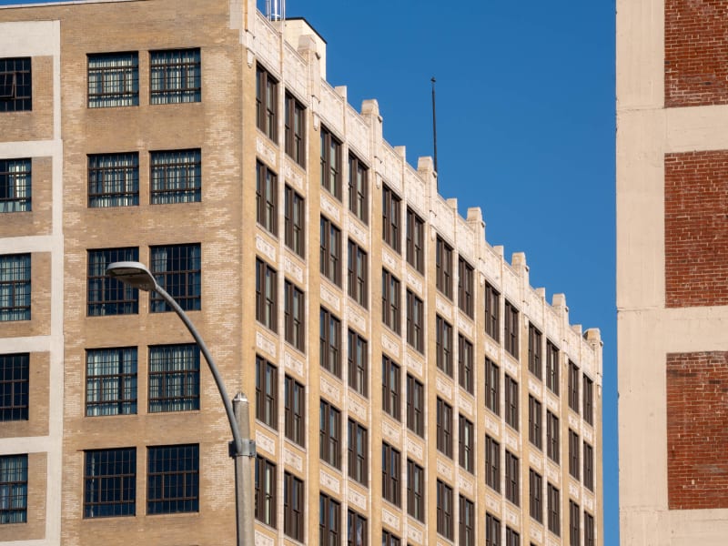 Fashion Square Building, 1307 Washington Avenue, St. Louis, photographed October 2026