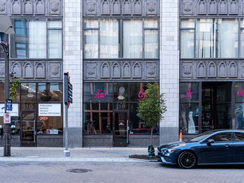 Fashion Square Building, 1307 Washington Avenue, St. Louis, photographed October 2026