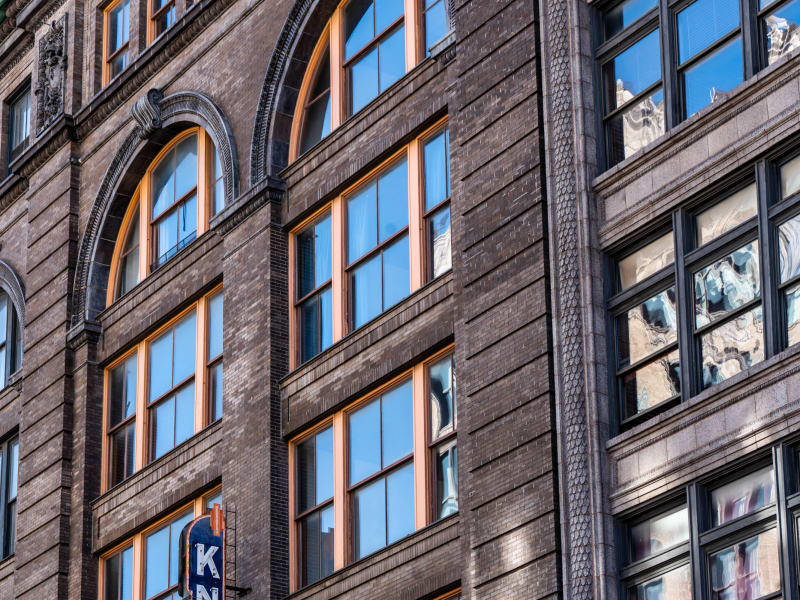 Knickerbocker Building, 1300-10 Washington Avenue, St. Louis, photographed October 2026