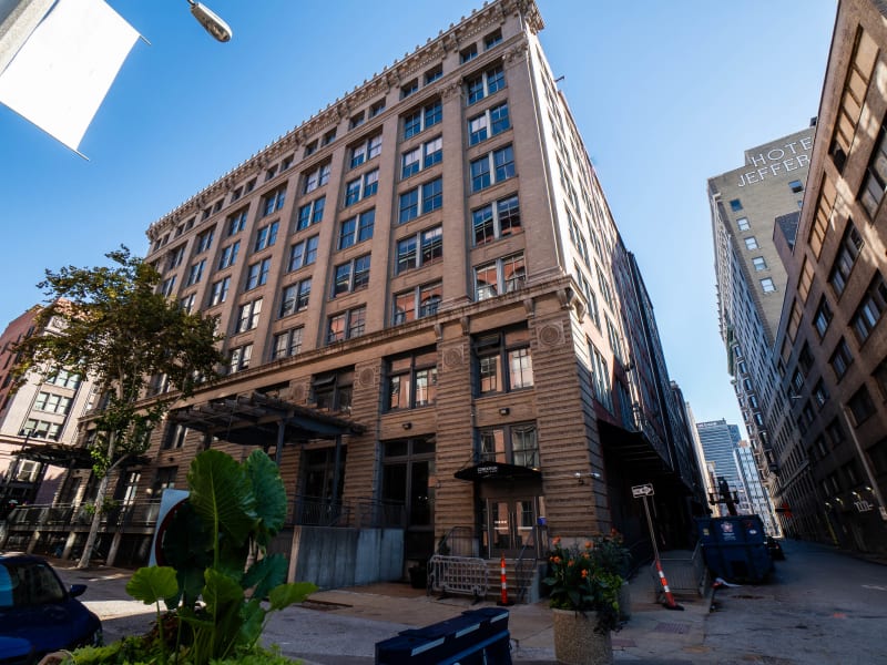 Peters Shoe Company Building, 1232-36 Washington Avenue, St. Louis, photographed October 2026