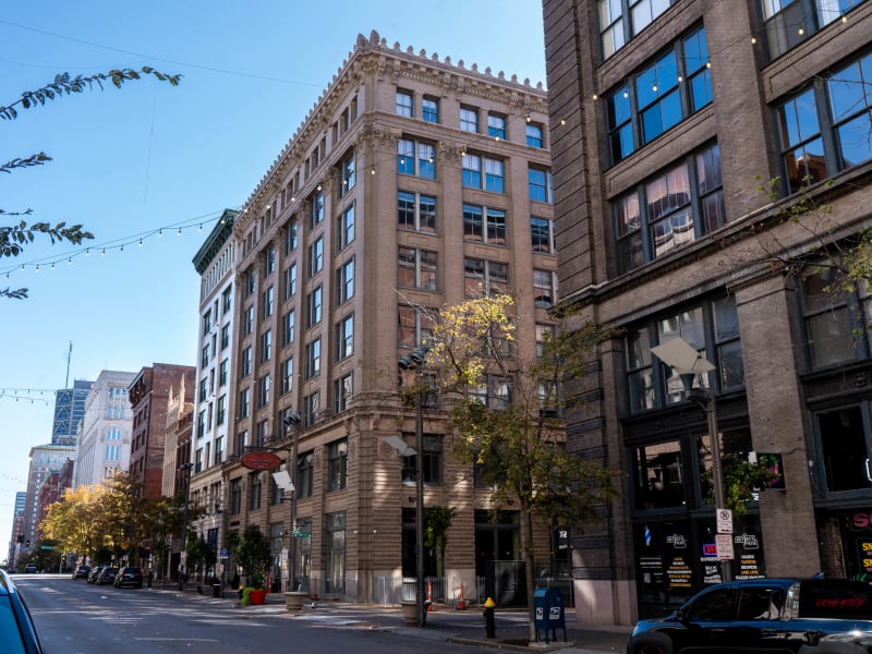 Peters Shoe Company Building, 1232-36 Washington Avenue, St. Louis, photographed October 2026