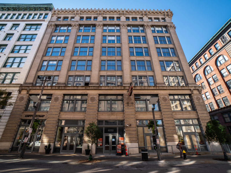 Peters Shoe Company Building, 1232-36 Washington Avenue, St. Louis, photographed October 2026