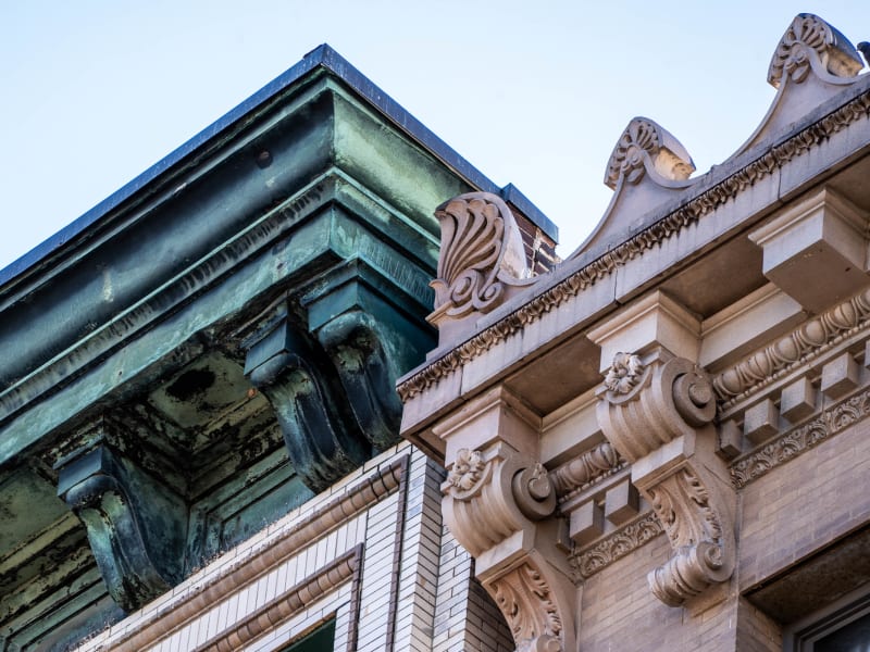 Peters Shoe Company Building, 1232-36 Washington Avenue, St. Louis, photographed October 2026