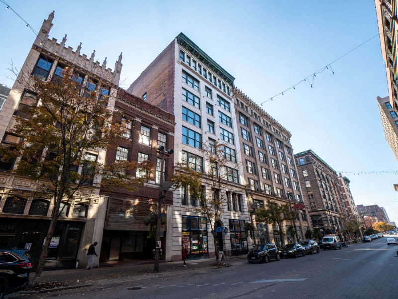 Peters Shoe Company Building, 1232-36 Washington Avenue, St. Louis, photographed October 2026