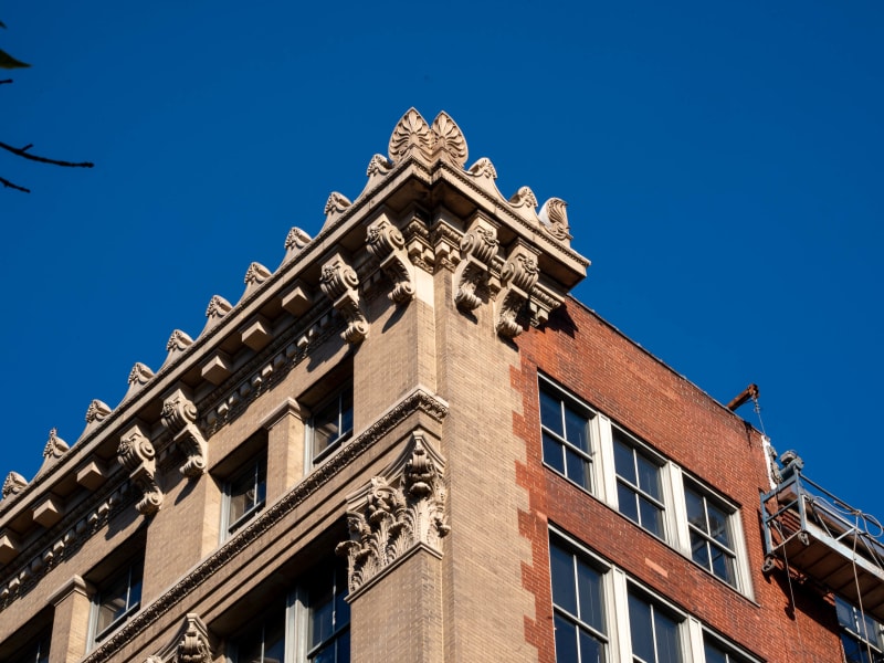 Peters Shoe Company Building, 1232-36 Washington Avenue, St. Louis, photographed October 2026