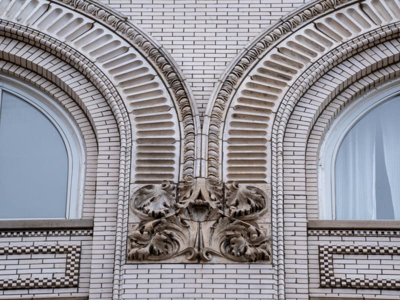 A.D. Brown Building, 1136 Washington Ave, St. Louis, photographed July 2026