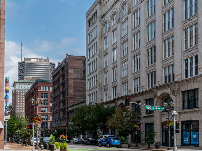 A.D. Brown Building, 1136 Washington Ave, St. Louis, photographed July 2026