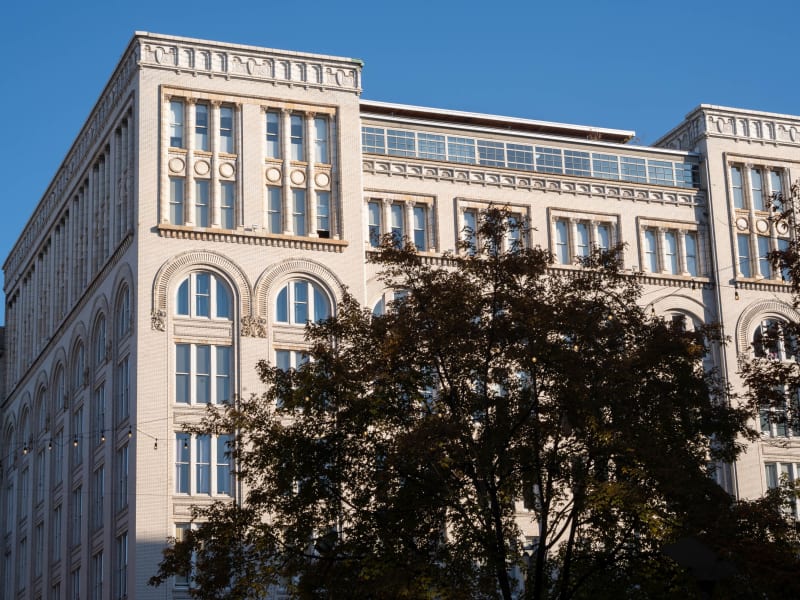 A.D. Brown Building, 1136 Washington Ave, St. Louis, photographed October 2026