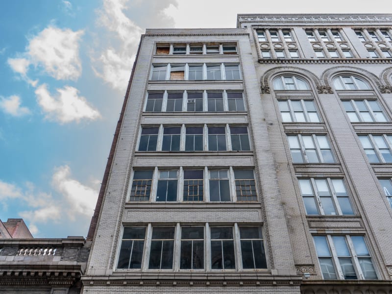Curlee Clothing Company Building (1128 Washington), 1128 Washington Ave, St. Louis, photographed July 2026