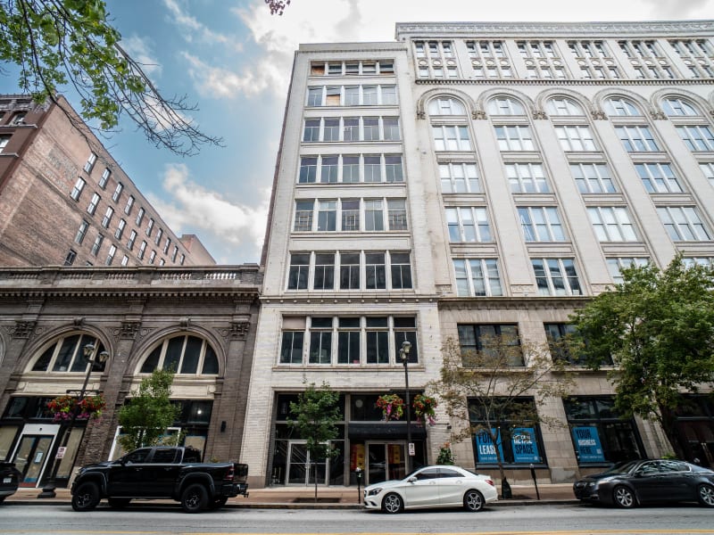 Curlee Clothing Company Building (1128 Washington), 1128 Washington Ave, St. Louis, photographed July 2026