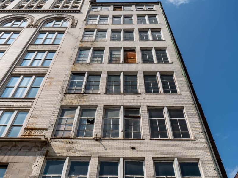 Curlee Clothing Company Building (1128 Washington), 1128 Washington Ave, St. Louis, photographed July 2026