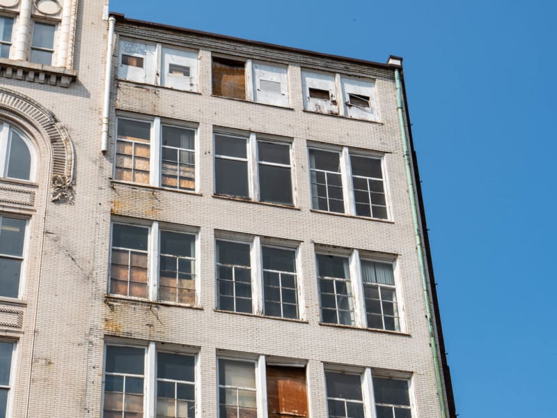 Curlee Clothing Company Building (1128 Washington), 1128 Washington Ave, St. Louis, photographed July 2026