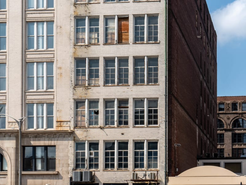Curlee Clothing Company Building (1128 Washington), 1128 Washington Ave, St. Louis, photographed July 2026