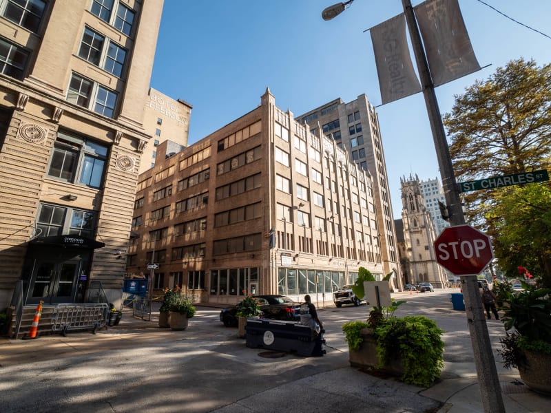 Jefferson Plaza Garage, 1220 St. Charles St, St. Louis, photographed October 2026