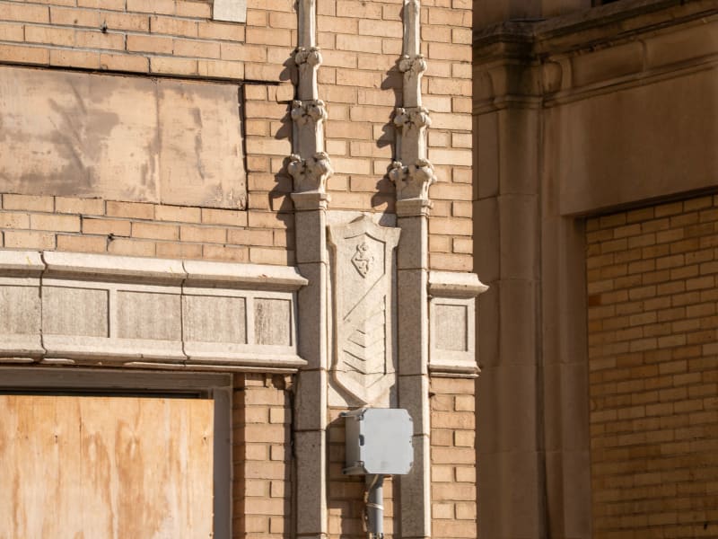 Jefferson Plaza Garage, 1220 St. Charles St, St. Louis, photographed October 2026