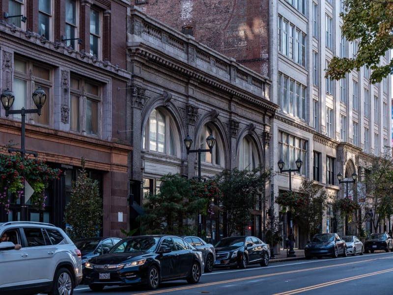 Knight Estate Building, 1122 Washington Ave, St. Louis, photographed October 2026
