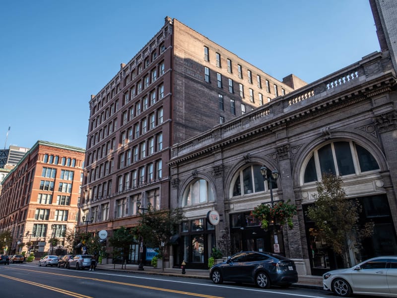Knight Estate Building, 1122 Washington Ave, St. Louis, photographed October 2026