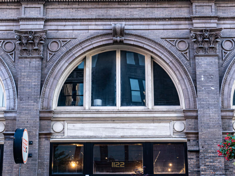 Knight Estate Building, 1122 Washington Ave, St. Louis, photographed October 2026
