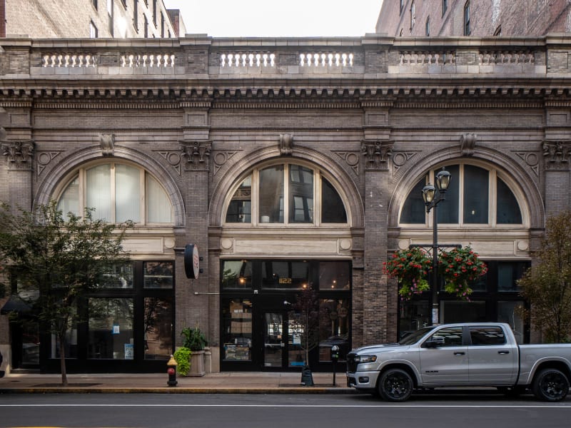 Knight Estate Building, 1122 Washington Ave, St. Louis, photographed October 2026