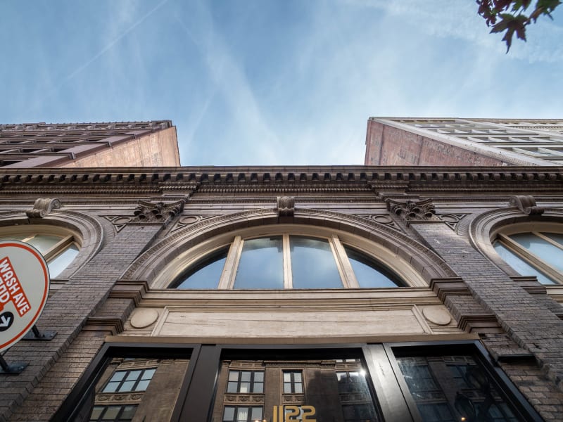 Knight Estate Building, 1122 Washington Ave, St. Louis, photographed October 2026
