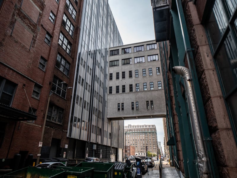 Rice-Stix Dry Goods Company Warehouse, 1015 Locust St, St. Louis, photographed October 2026