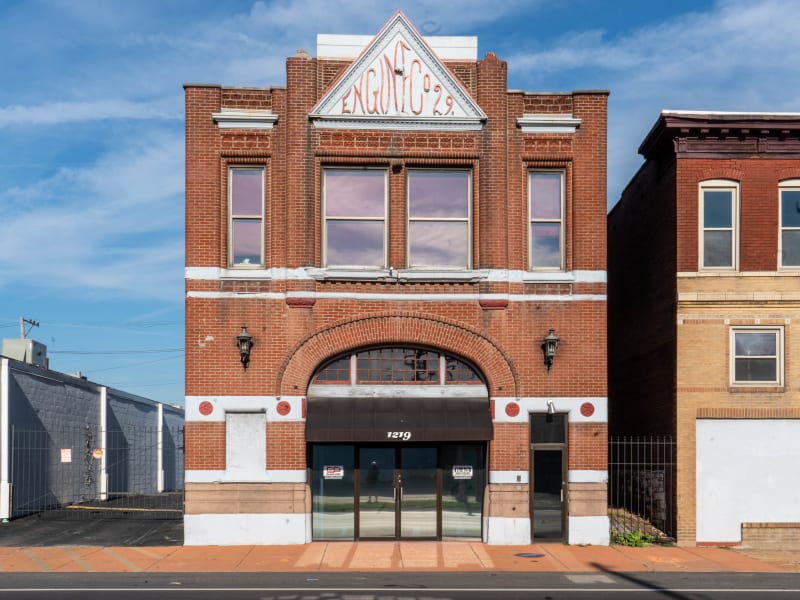 Engine House No. 29, 1219 S Vandeventer Ave, St. Louis, photographed October 2026