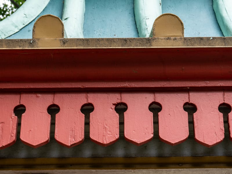 Chinese Pavilion, 3834 Main Dr, St. Louis, photographed September 2026