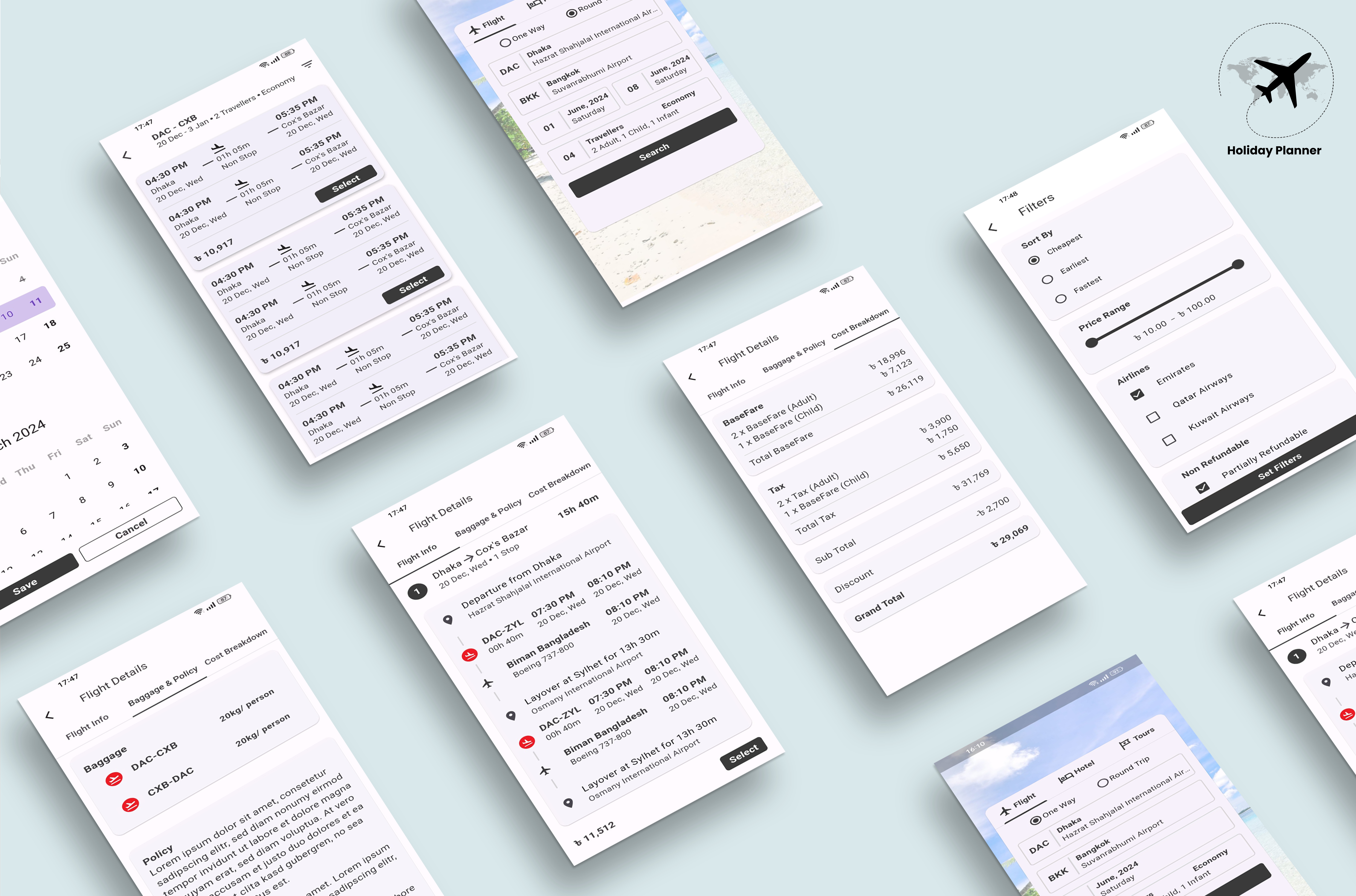 Holiday Planner - Cross Platform Holiday Booking Flutter App - 6