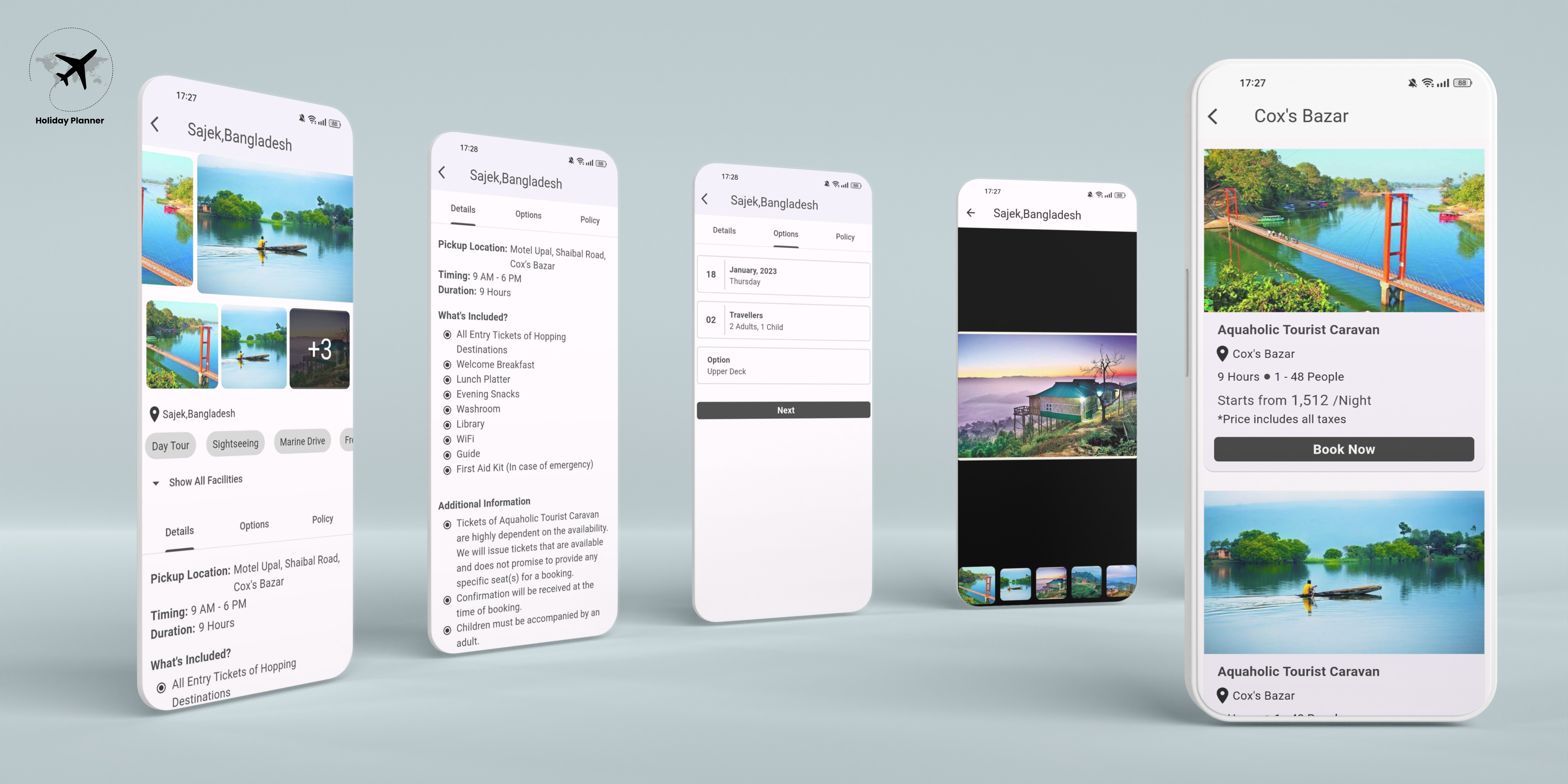 Holiday Planner - Cross Platform Holiday Booking Flutter App - 3