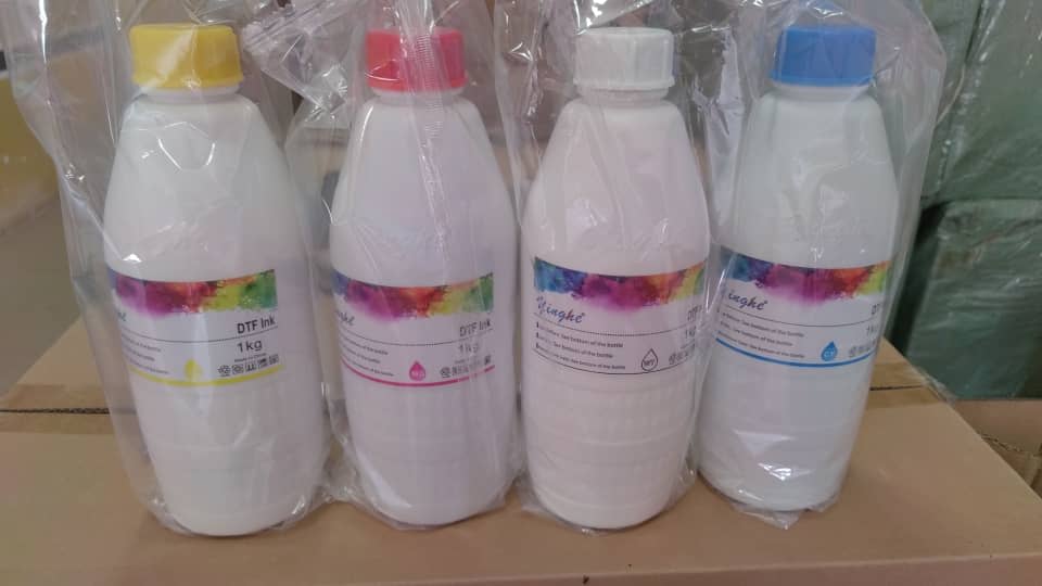 ENCRES DTF BLANC ET AUTRES COULEURS