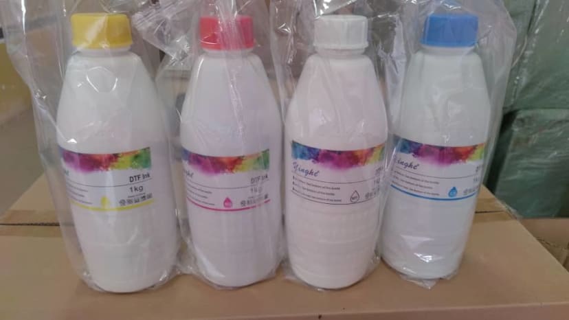 ENCRES DTF BLANC ET AUTRES COULEURS