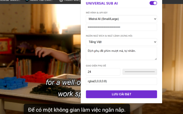 TUniversal AI Sub Translator