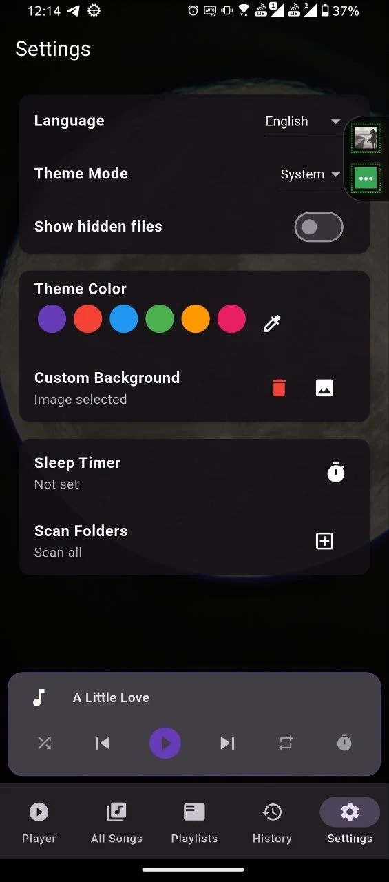 TMusic player