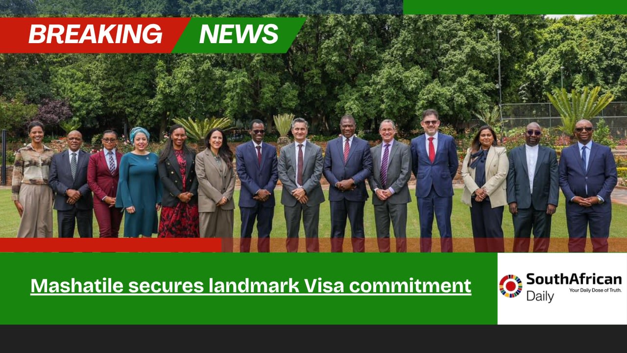 Photo:Mashatile secures landmark Visa commitment – South African Daily