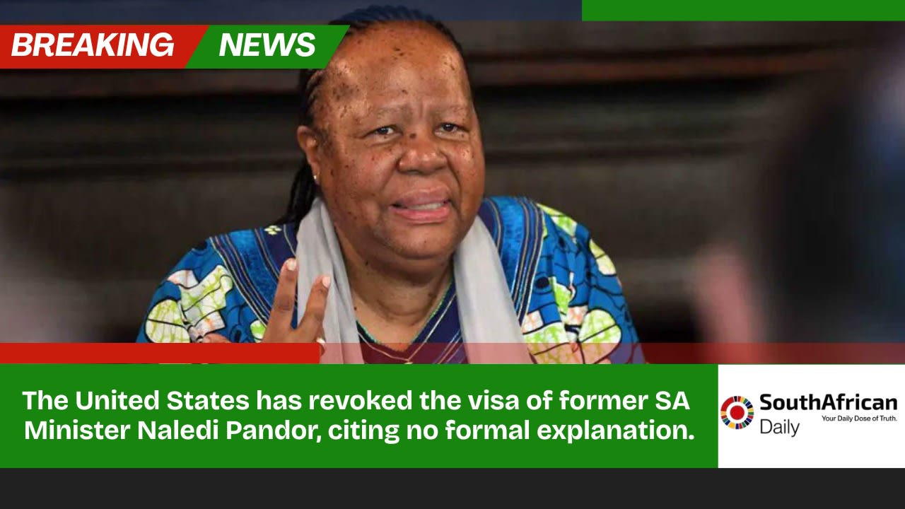 Photo:Shock as US cancels Naledi Pandor’s visa with no explanation – South African Daily