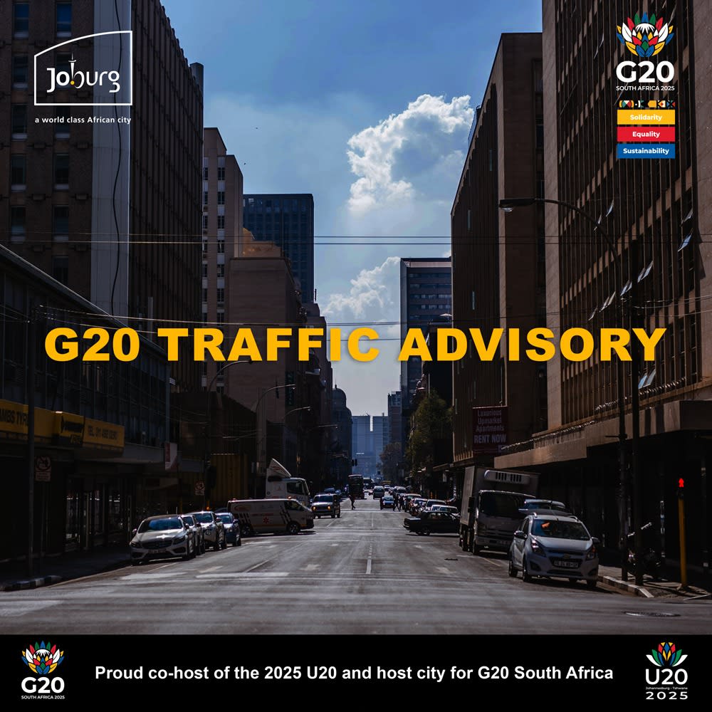 Photo:JMPD warns of major delays as G20 summit wraps up – South African Daily