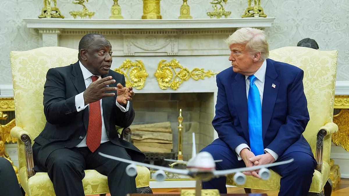 Photo:Ramaphosa pushes back after Trump blocks South Africa from 2026 G20 and cuts funding – South African Daily